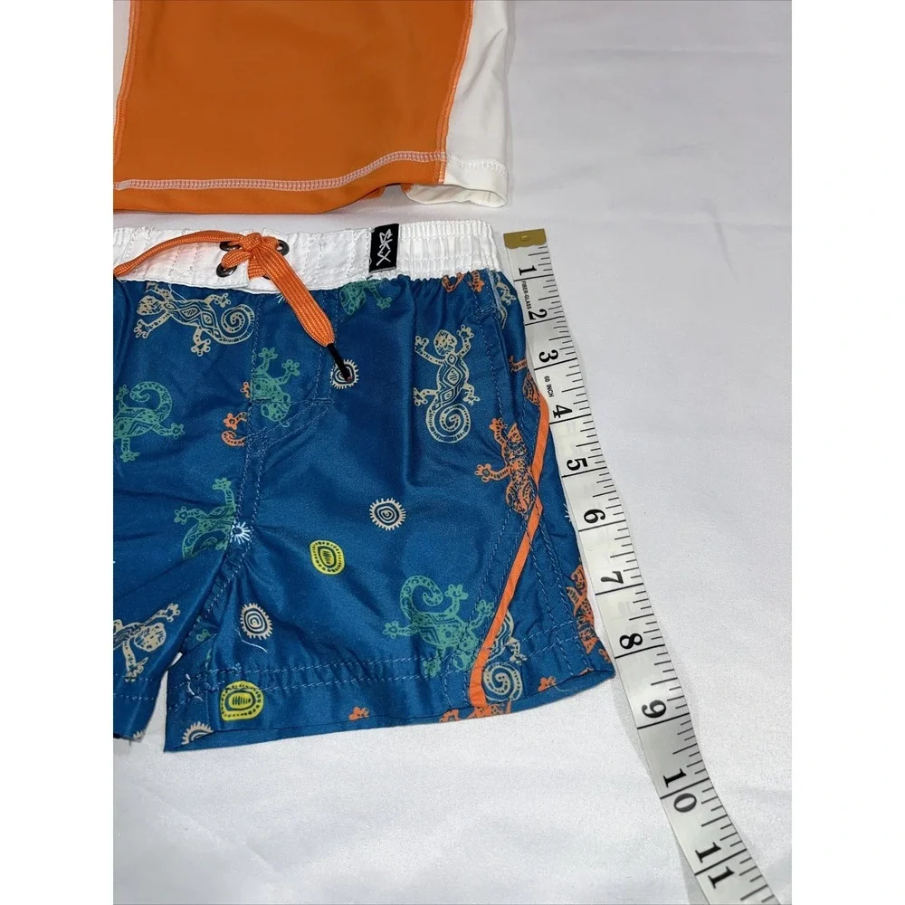 Skechers Surf SKX Boys 12 Month Rash Guard 2‎ Piece Swimsuit